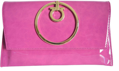 

Mahadev Exports Party Pink Clutch