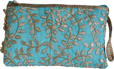 

Mahadev Exports Party Blue Clutch