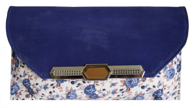 Mahadev Exports Party Blue Clutch