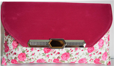 

Mahadev Exports Party Pink Clutch