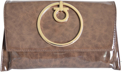 

Mahadev Exports Party Brown Clutch