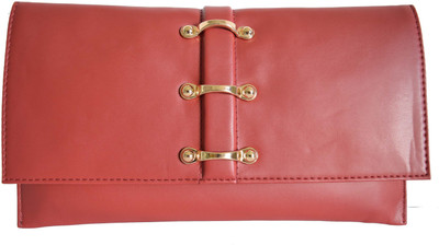 

Mahadev Exports Party Maroon Clutch