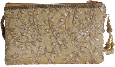 

Mahadev Exports Party Gold Clutch