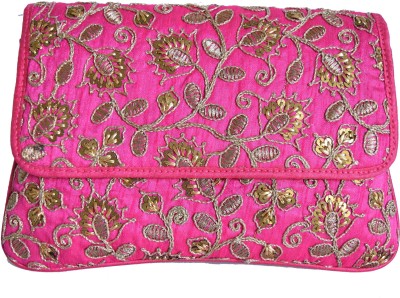 

Mahadev Exports Party Pink Clutch