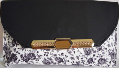 Mahadev Exports Party Black Clutch