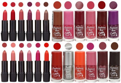 

Rythmx Girls Selection Makeup Set 12 Lipstick 12 Nail Paint(Set of 24)