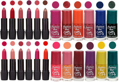 

Rythmx Girls Selection Makeup Set 12 Lipstick 12 Nail Paint(Set of 24)