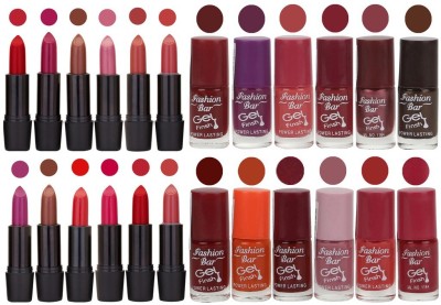 

Rythmx Girls Selection Makeup Set 12 Lipstick 12 Nail Paint(Set of 24)