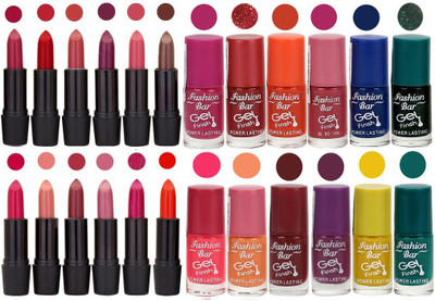 

Rythmx Girls Selection Makeup Set 12 Lipstick 12 Nail Paint(Set of 24)