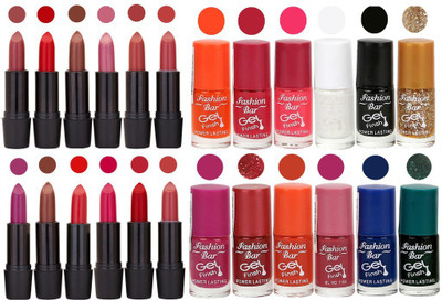 

Rythmx Girls Selection Makeup Set 12 Lipstick 12 Nail Paint(Set of 24)