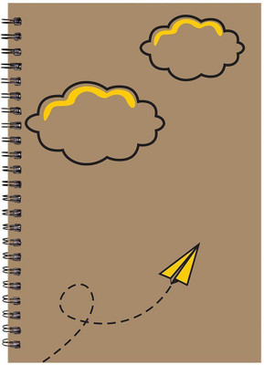 

Paper Plane Design A5 Notebook(Paper Plane Design, Multicolor)
