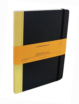 

Mypaperclip A5 Notebook(192 Ruled Pages Executive Series, Yellow)