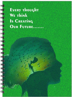 

Printelligent A5 Notebook(Paper Plane Design, Multicolor)