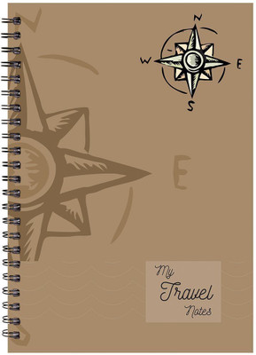 Paper Plane Design A5 Notebook(Paper Plane Design, Multicolor)