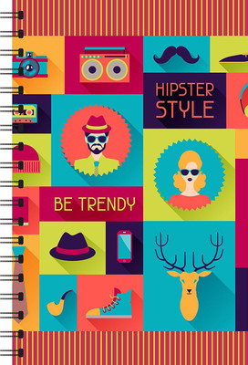 Printelligent A4 Notebook(Printelligent, Multicolor)