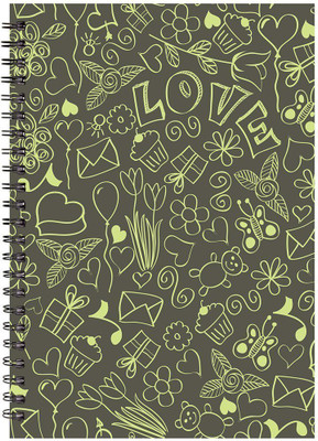 

Printelligent A5 Notebook(Paper Plane Design, Multicolor)