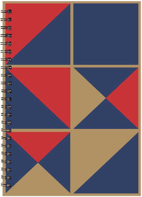 Paper Plane Design A5 Notebook(Paper Plane Design, Multicolor)