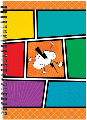 FOA A5 Notebook(Paper Plane Design, Multicolor)