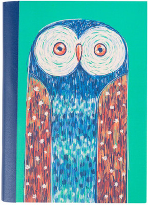 

Chumbak A5 Notebook(Tall Owl, Teal)