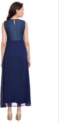 THE VANCA Women A-line Multicolor Dress