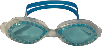 SWIMCART LIGHT BLUE usnisex Swimming Goggles(White, Blue)