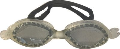 

swimcart WHITE BLACK unisex Swimming Goggles(Black, White)