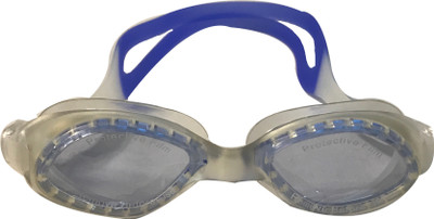 swimcart WHITE BLUE unisex Swimming Goggles(Blue, White)