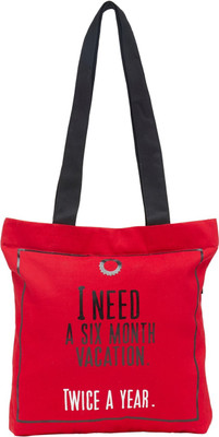 

HAQEEBA Tote(Red)