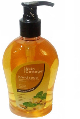

Premium Skin Cottage Ginger and White Tea | Added Moisturizer + Vitamin E | pH 5.5 | Rejuvenating Scents | Protects & Restores(500 ml, Bottle)