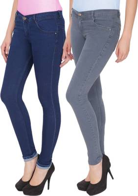 NJ's Slim Women's Dark Blue, Grey Jeans