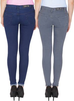 NJ's Slim Women's Dark Blue, Grey Jeans