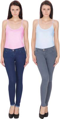 NJ's Slim Women's Dark Blue, Grey Jeans