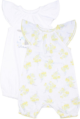

Mothercare Romper For Girls Casual Printed Cotton(Multicolor, Pack of 2, Multi