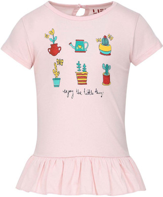 

Life by Shoppers Stop Baby Girls Casual Cotton Top(Multicolor, Pack of 1, Peach