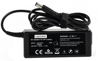 

Lapower 65w Laptop Charger For HP 65 W Adapter(Power Cord Included)