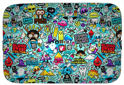 

Star NV Bags 15.6 inch Expandable Sleeve/Slip Case(Multicolor), Starnv laptop slve multicolor 0926