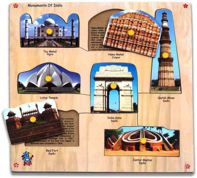 

Skillofun Magnetic Kingsize ID - Monuments of India(Multicolor)