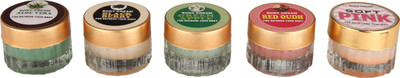

Shama Red Oud, Green Apple, Aloevera, Black Berry, Soft Pink Body Cream for Unisex - Pack of 5(200 g)