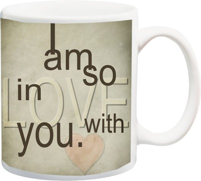 

ME&YOU Gift for Husband/Wife/Girlfriend/Boyfriend/Lover;"Special Beautiful I Am So In Love You With HD printed Ceramic Mug(325 ml), Multicolor