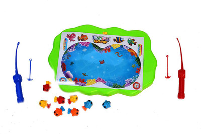

Taaza Garam Olly Polly kids high quality imported Fishing Electric Rotating Magnetic Fishing Game 2 in 1 Colorful for Kids Boys and Girls - Learn to Fish(Multicolor)