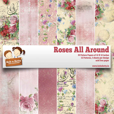 

craftsneed DESIGNER PRINTED 12X12 Multipurpose Paper(Set of 1, Multicolor)