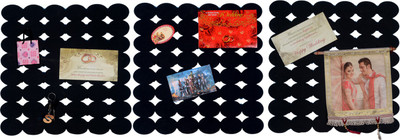 

ABV Traders Elliptical 19 Inches Bulletin Board(Black)