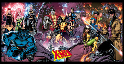 

Comics X-Men Wolverine Cyclops Beast Psylocke Rogue Fine Art Paper Print Poster Paper Print(12 inch X 18 inch, Rolled)