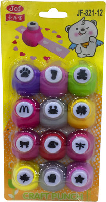 

Gayatri Creations Punches & Punching Machines(Set Of 12, Multicolor)