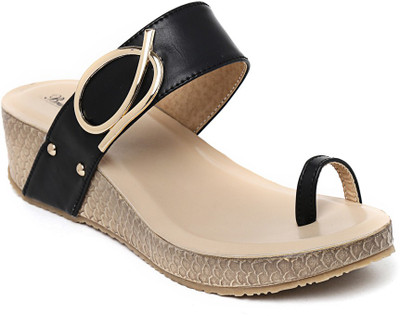 

Bruno Manetti Women Gold Wedges