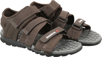 

REEBOK Men STONE/HI VIS GREEN Sports Sandals