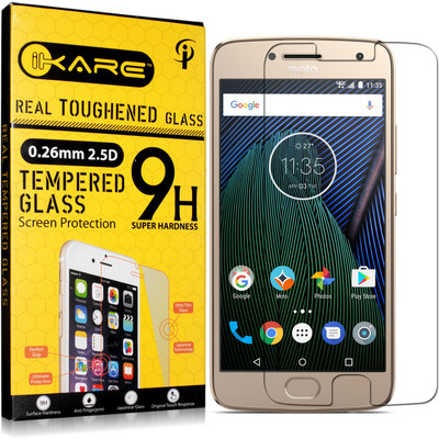 iKare Tempered Glass Guard for Motorola Moto G5, Motorola Moto G 5th Gen(Pack of 1)