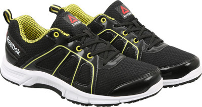 

REEBOK FAST N QUICK Running Shoes For Men(Black, Green, Black/solar green/wht