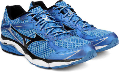 Mizuno WAVE ULTIMA 7 Running Shoes For Men(Blue, Directoire blue / black / silver