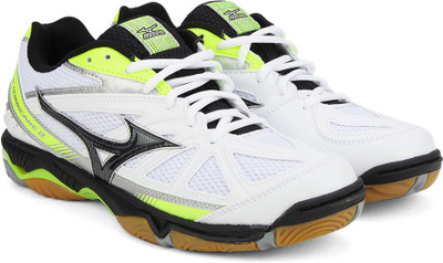 

Mizuno WAVE HURRICANE 2 Indoor Shoes For Men(White, White/black/yellow